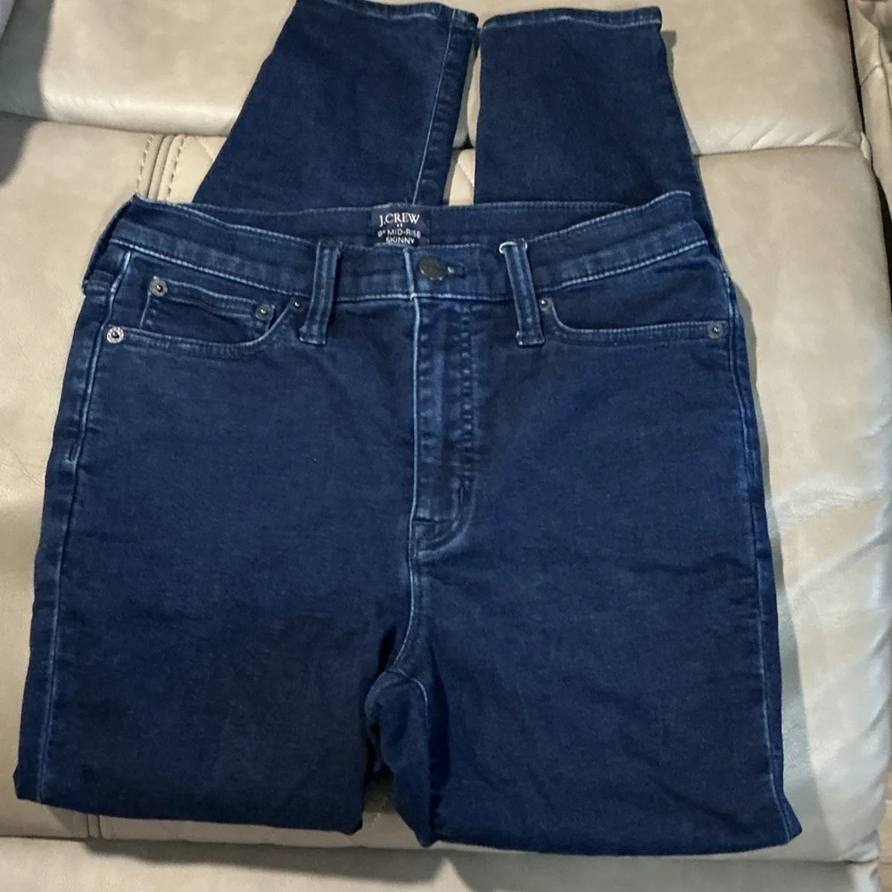 J. Crew Dark Blue Skinny Jeans